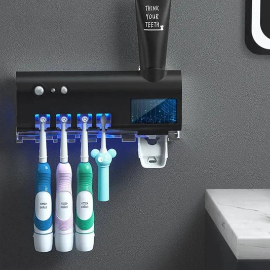 Solar Toothbrush Dispenser Holder